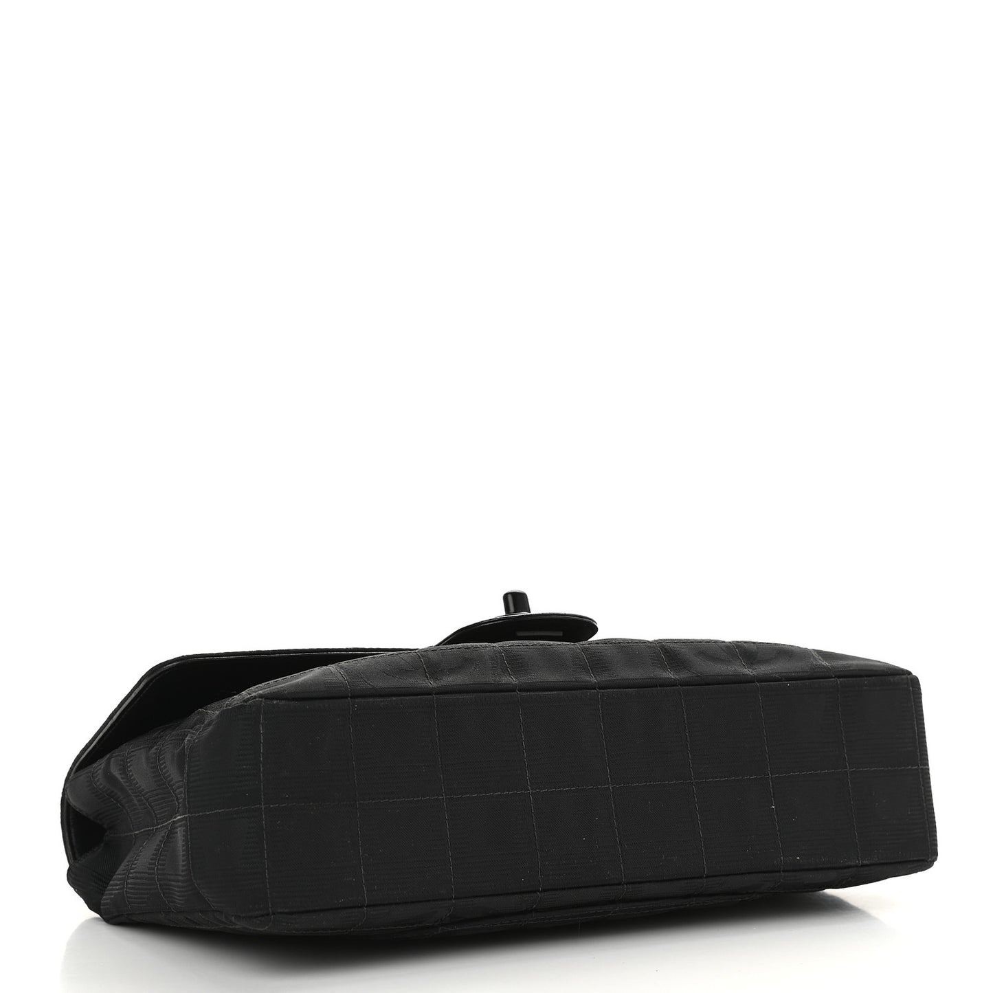 Nylon Medium Travel Flap Black