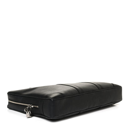 Louis Vuitton Epi Porte-Documents Voyage Briefcase Black 4 of 10