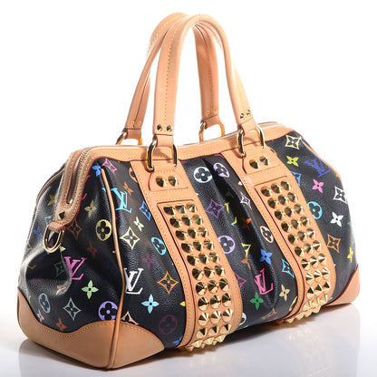 Louis Vuitton Monogram Multicolor Courtney MM Black 3 of 7