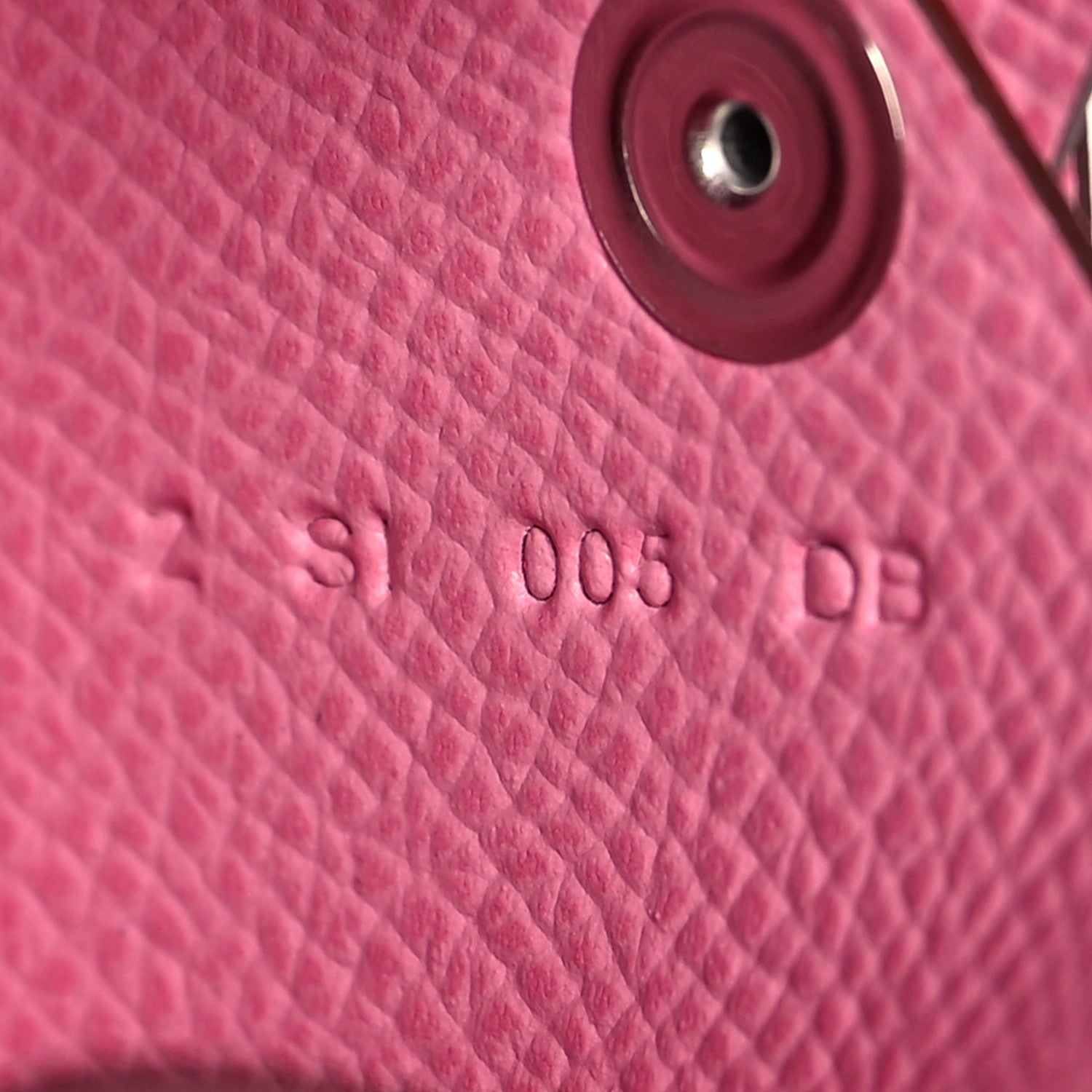 Hermes Epsom Calvi Card Case 5P Pink 9 of 10