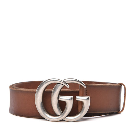 Gucci Cuoio Toscano Nickel Double Double G 40mm Belt 90 36 Cuir 1 of 7