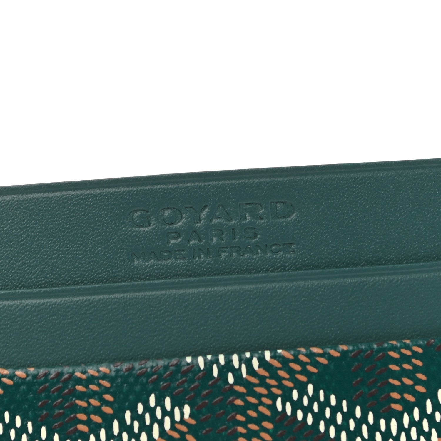 Goyard Goyardine Saint Sulpice Card Holder Green 6 of 6