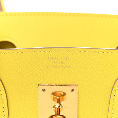 Hermes Epsom Birkin 30 Lime 6 of 11