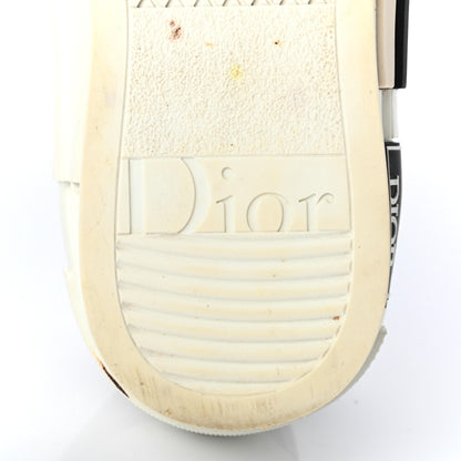 Christian Dior Technical Canvas Oblique B23 Low Top Sneaker 35 White Black 6 of 8
