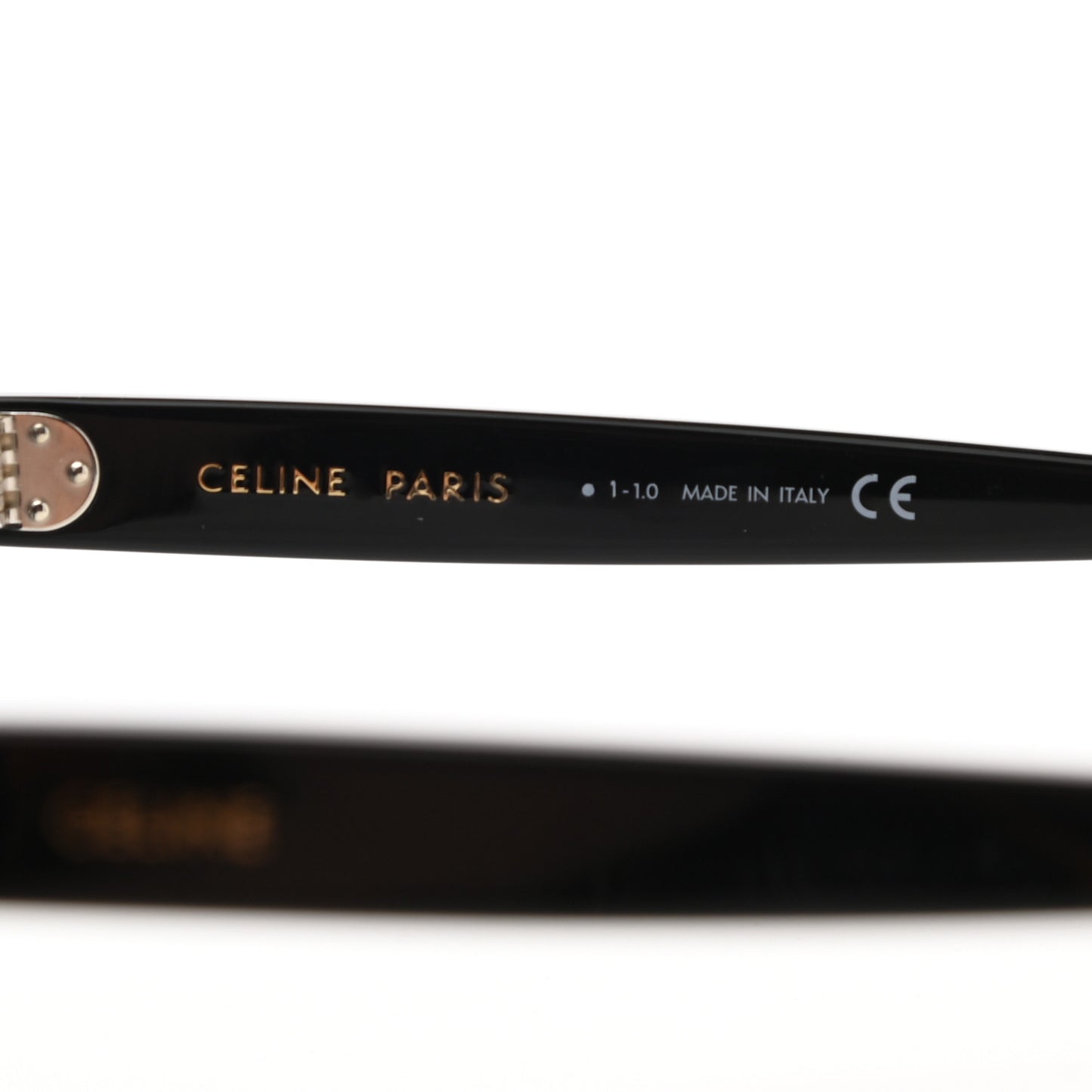 Acetate Round Sunglasses CL 40147I Black