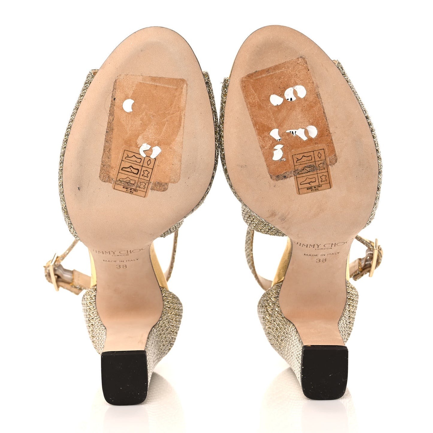 Glitter Carrie 65 Sandals 38 Gold