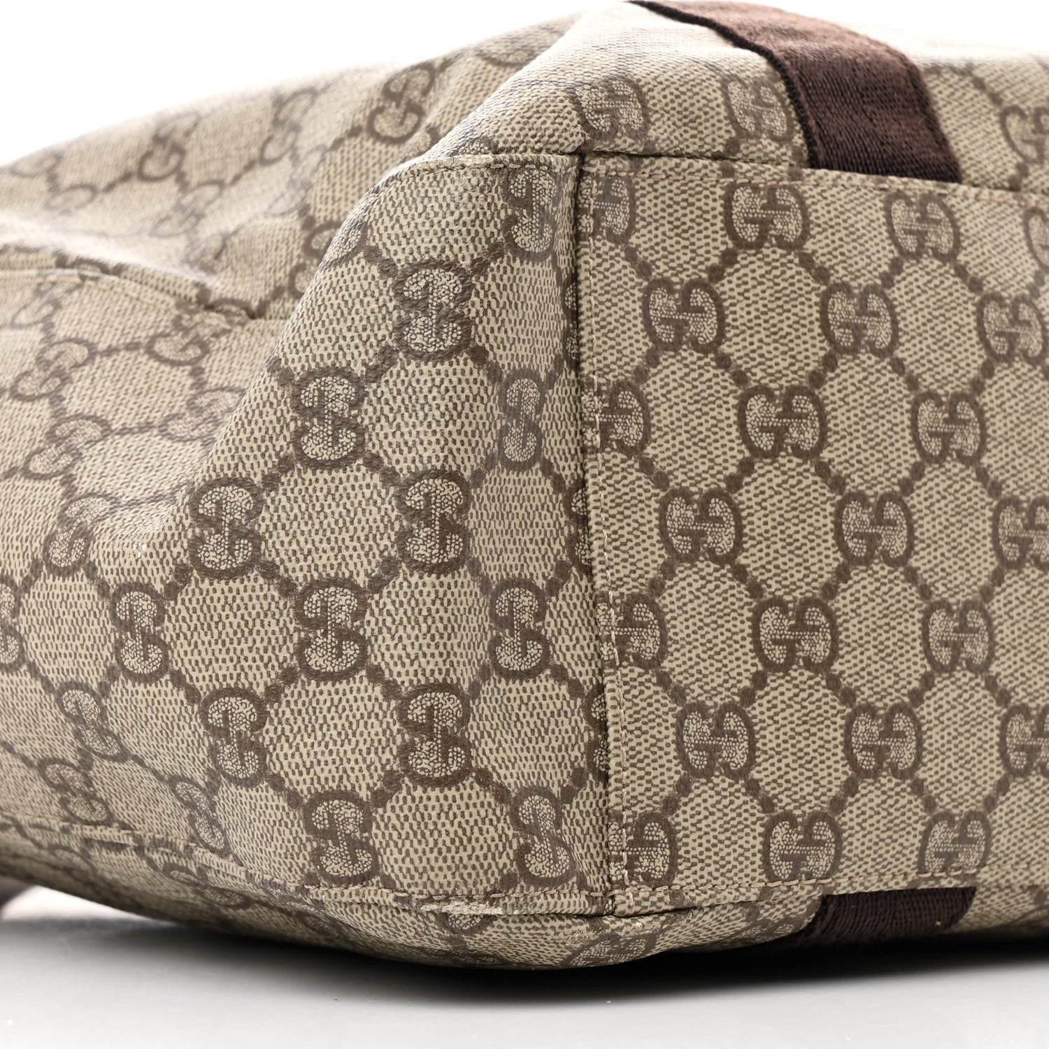 Gucci GG Plus Monogram Medium Tote Dark Brown 9 of 10