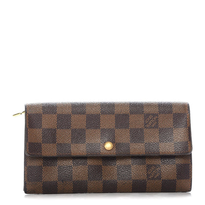 Louis Vuitton Damier Ebene Sarah Wallet 1 of 9