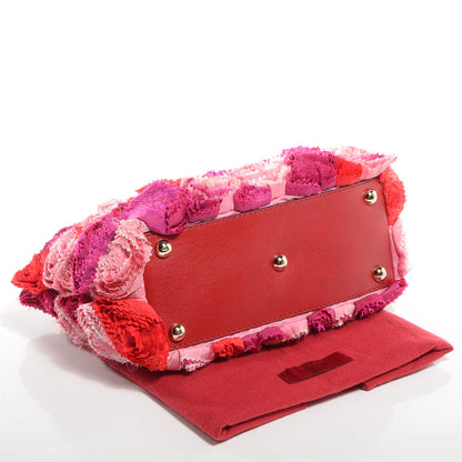 Valentino Garavani Rosier Small Tote Pink Red 4 of 9