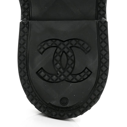 Chanel Caoutchouk CC High Boots 39 Black 8 of 8