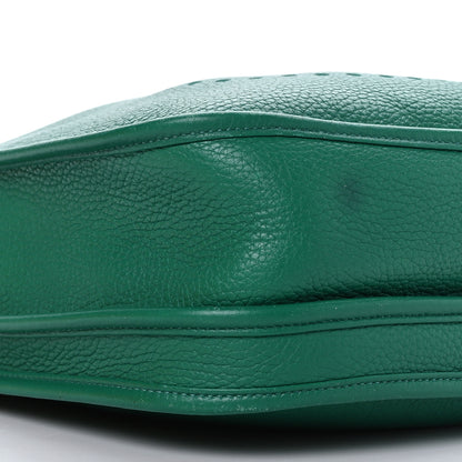 Hermes Taurillon Clemence Evelyne III PM Vert Vertigo 8 of 12