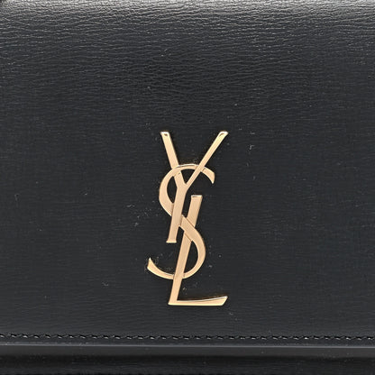 Saint Laurent Smooth Calfskin Monogram Phone Holder Crossbody Black 7 of 9