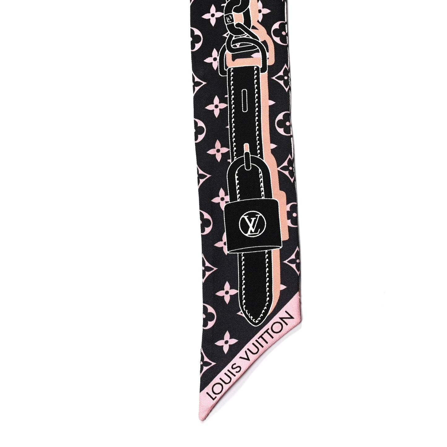 Silk Monogram Rising Confidential BB Bandeau Black Rose