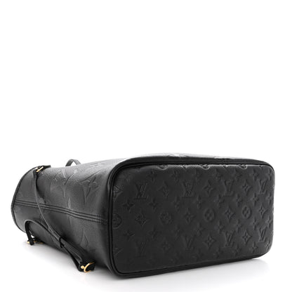 Louis Vuitton Empreinte Monogram Giant Neverfull MM Black 4 of 8