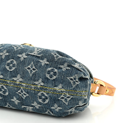 Louis Vuitton Monogram Denim Mini Pleaty Blue 9 of 9