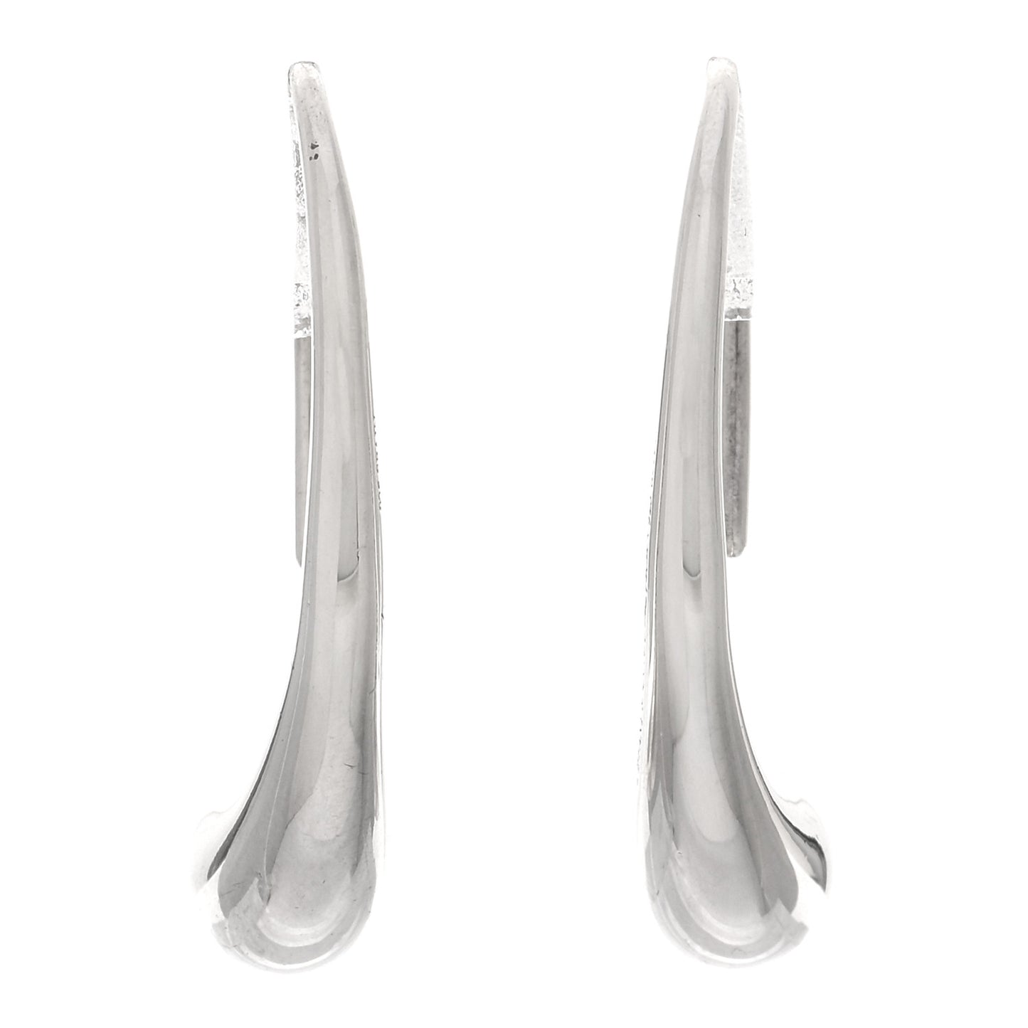 Sterling Silver Elsa Peretti Teardrop Hoop Earrings