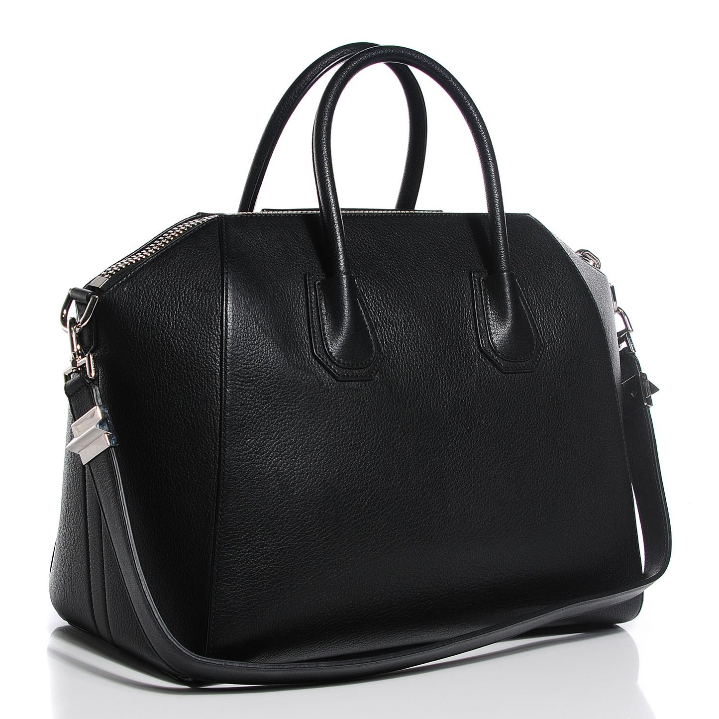 Sugar Goatskin Medium Antigona Black