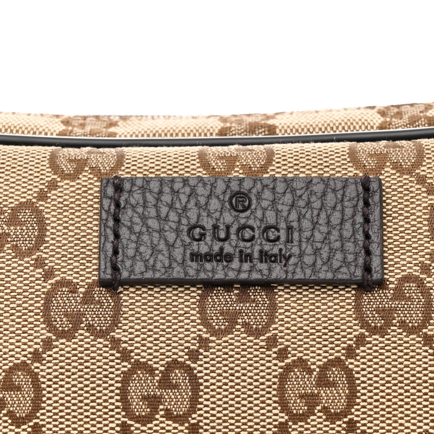 Gucci Monogram Belt Bag Dark Brown 8 of 10