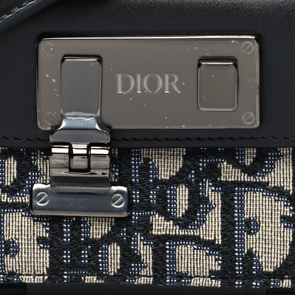 Christian Dior Oblique Smooth Calfskin Nano Pouch Beige Black 6 of 8