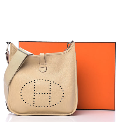 Hermes Taurillon Clemence Evelyne III PM Parchemin 16 of 16