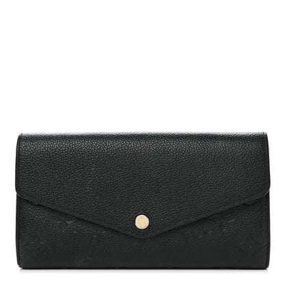 Louis Vuitton Empreinte Sarah Wallet NM Black 1 of 13