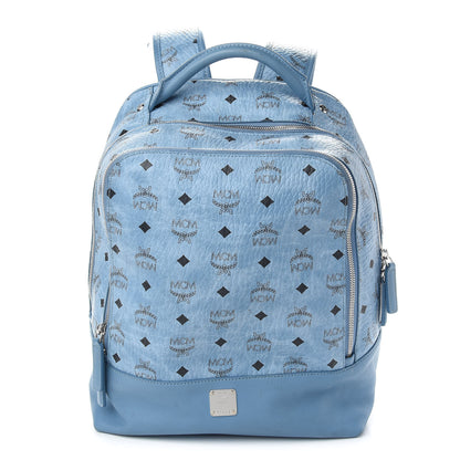 MCM Visetos Backpack Denim 1 of 9