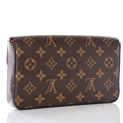 Louis Vuitton Monogram Pochette Felicie Chain Wallet Fuchsia 2 of 12