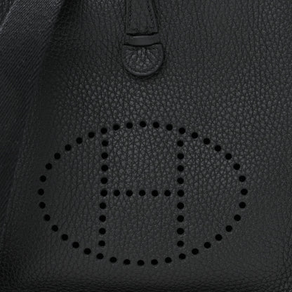Hermes Taurillon Clemence Evelyne TPM Black 8 of 11