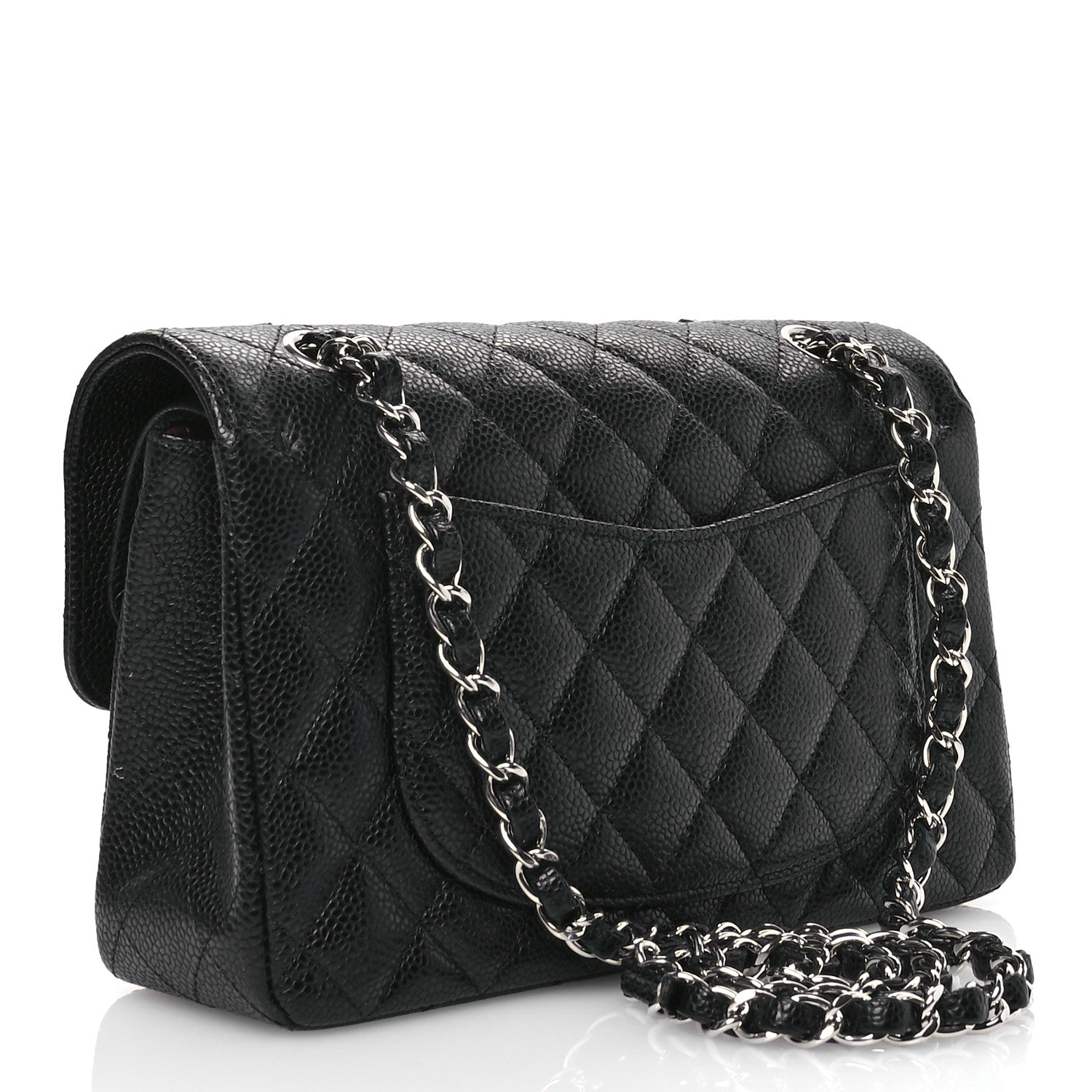 Chanel Caviar Quilted Small Double Flap Black 3 of 10