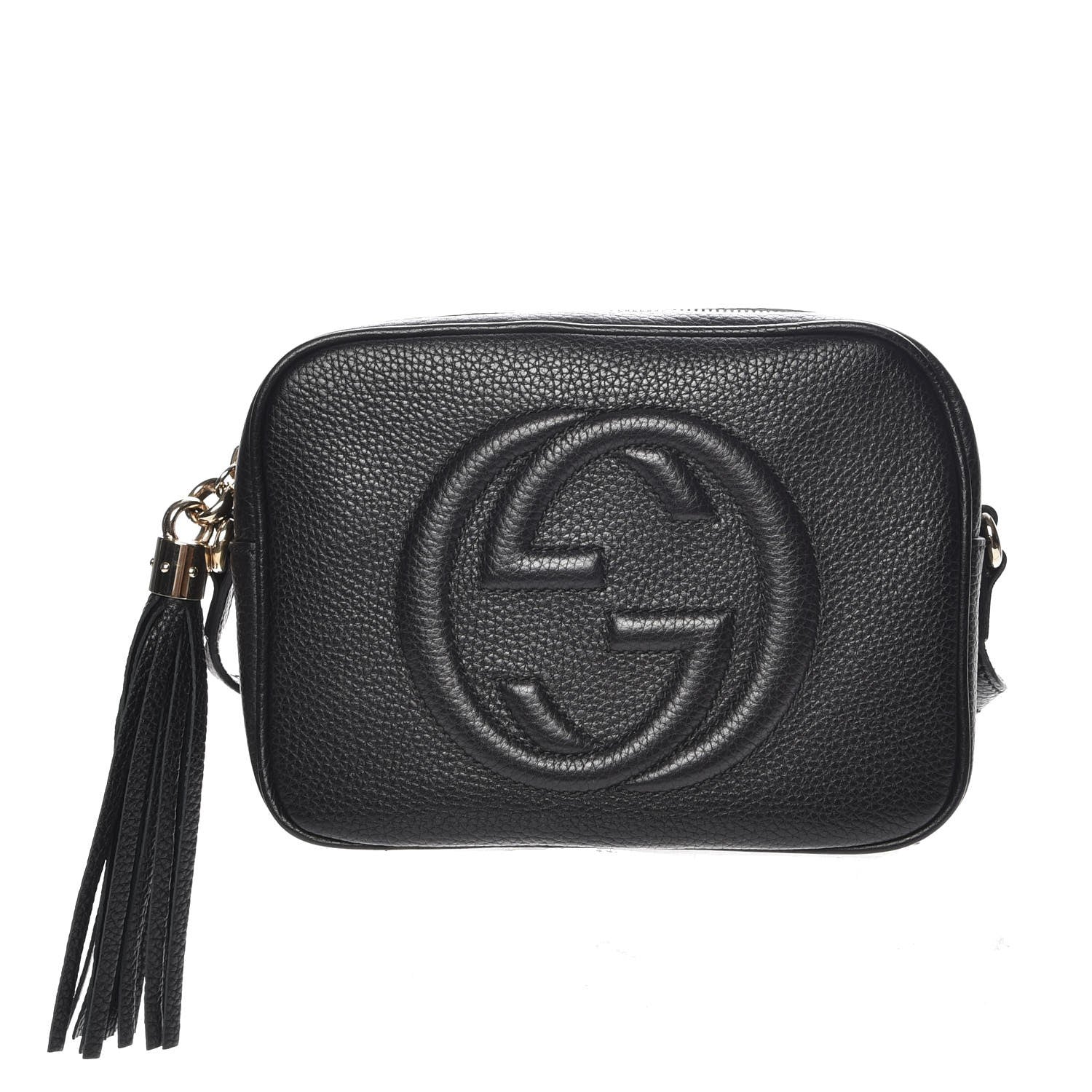Gucci Pebbled Calfskin Small Soho Disco Bag Black 1 of 8