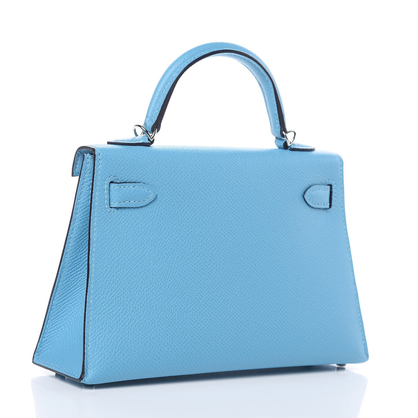Epsom Mini Kelly Sellier 20 Bleu Du Nord