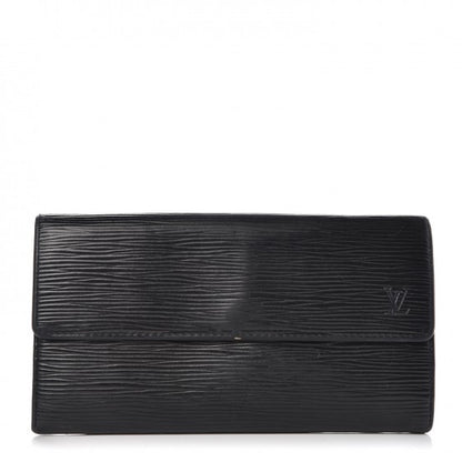 Louis Vuitton Epi Sarah Wallet Black 1 of 9