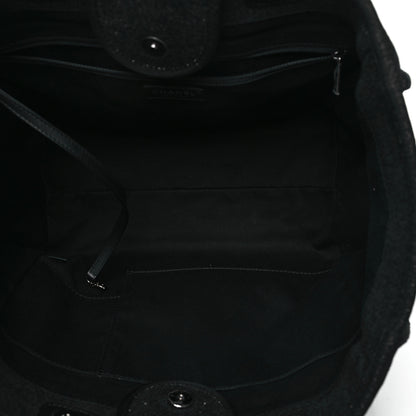 Chanel Lurex Boucle Medium Deauville Tote Black 5 of 9