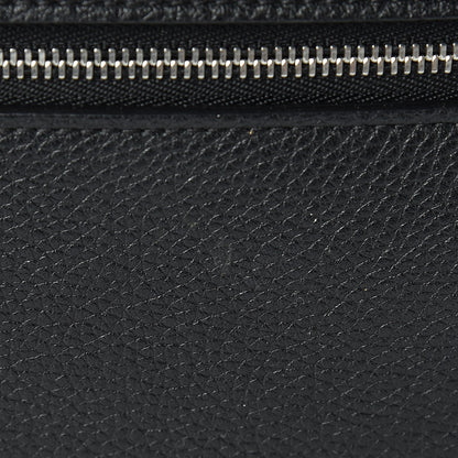 Celine Drummed Calfskin Suede Small Trapeze Black 13 of 16