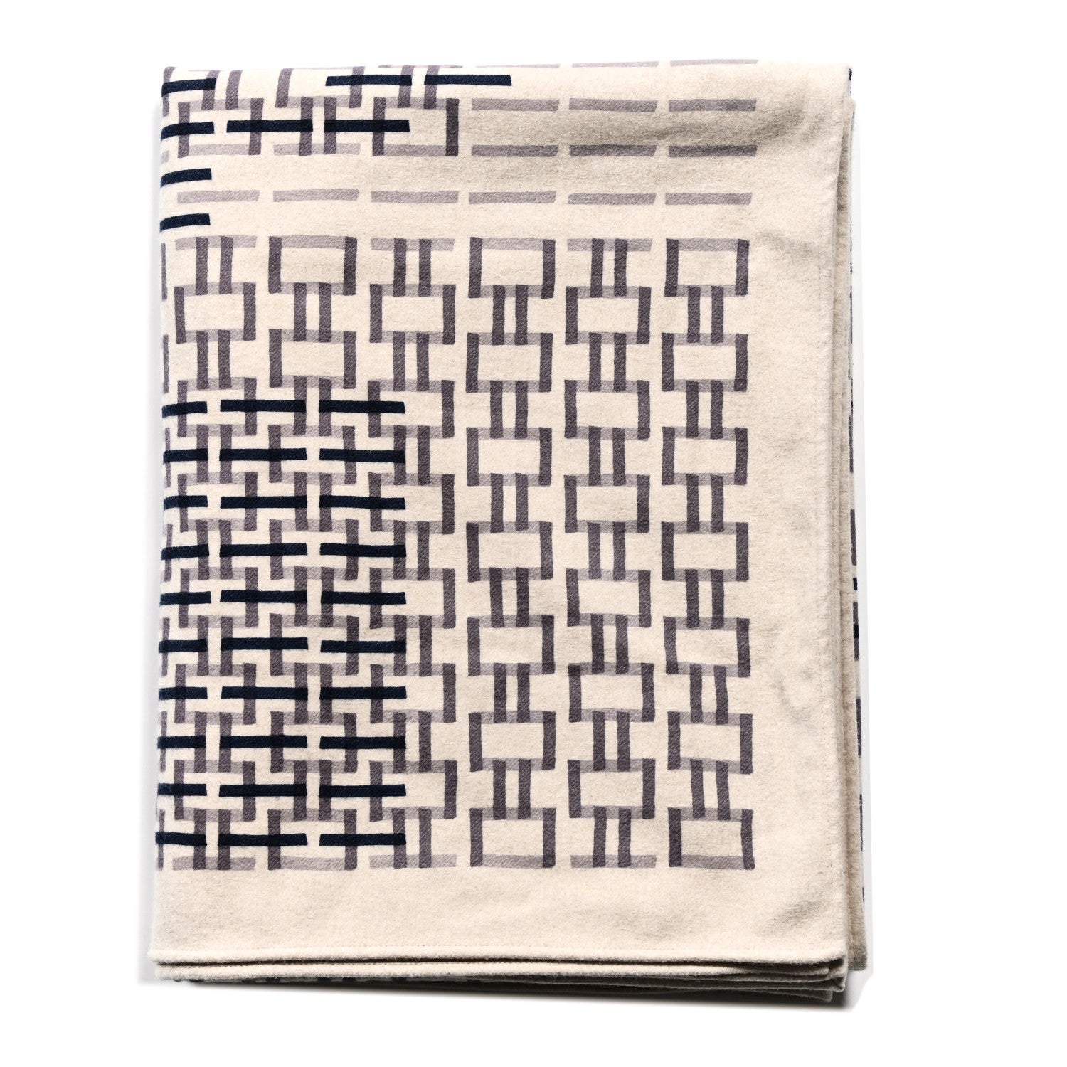 Hermes Merino Wool Cashmere Cheval Blanket Ardoise 1 of 3