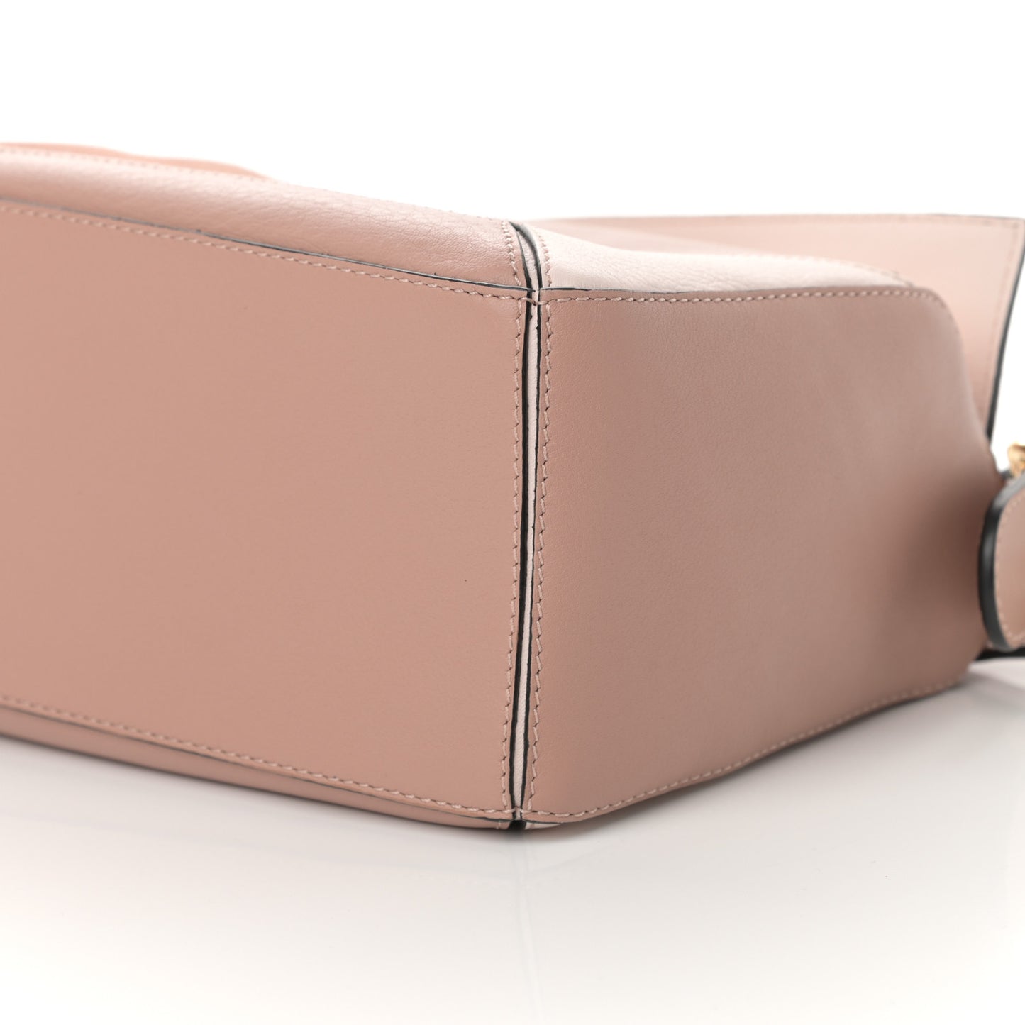 Calfskin Suede Small Puzzle Bag Blush