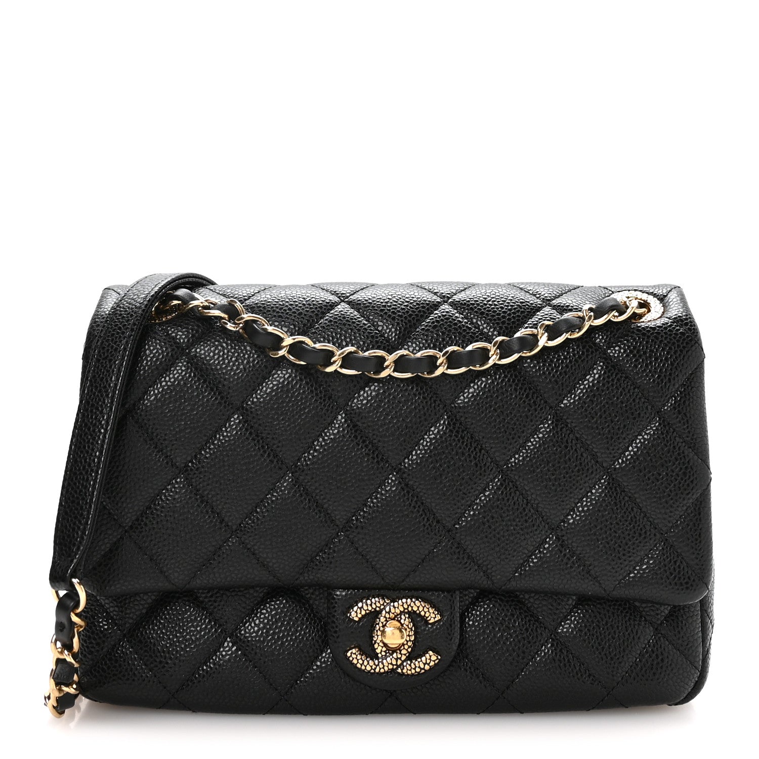 Chanel Grained Lambskin Quilted Small Flap Black 1 of 10
