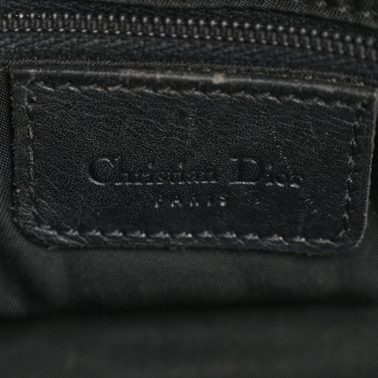 Monogram Saddle Bag Black