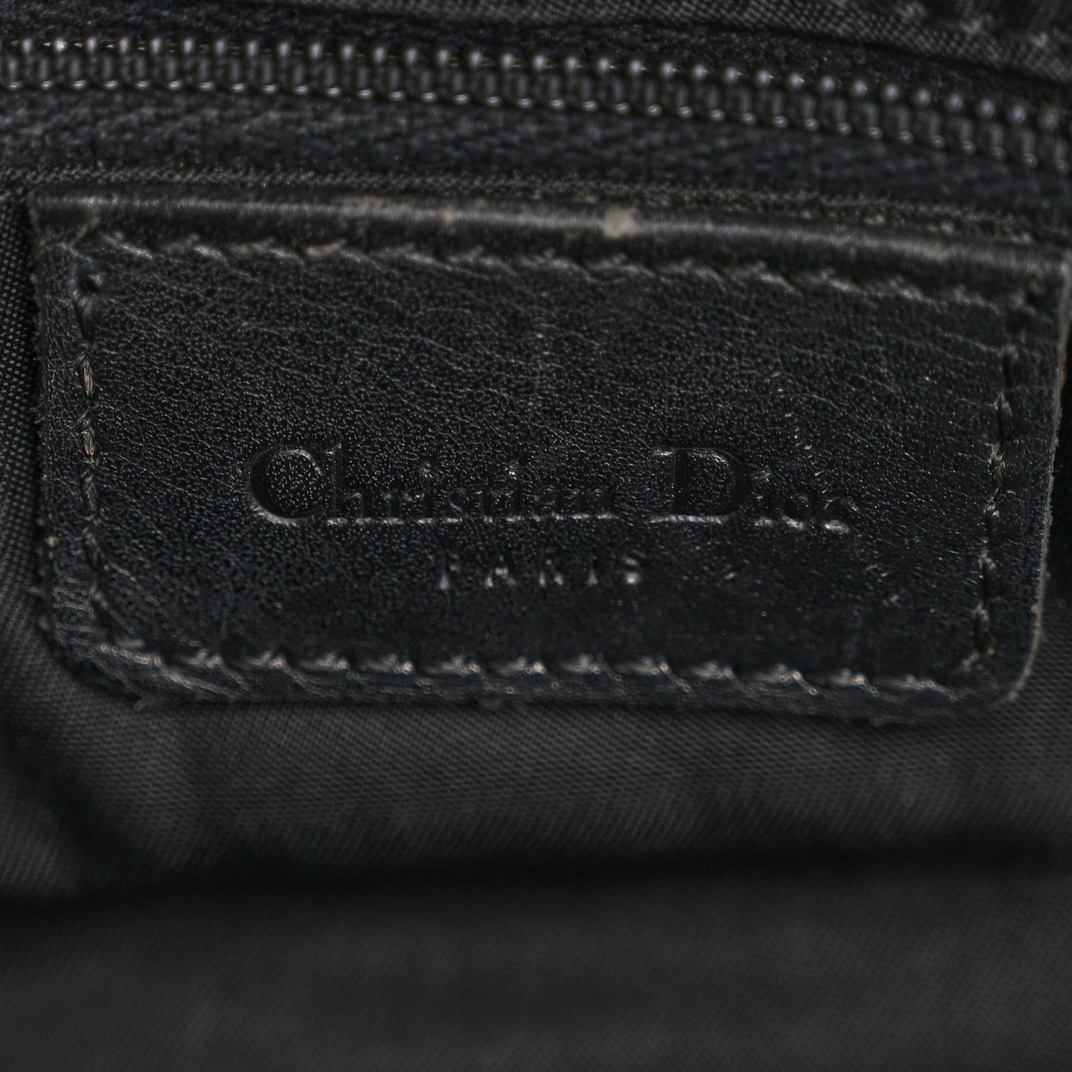 Christian Dior Monogram Saddle Bag Black 6 of 14