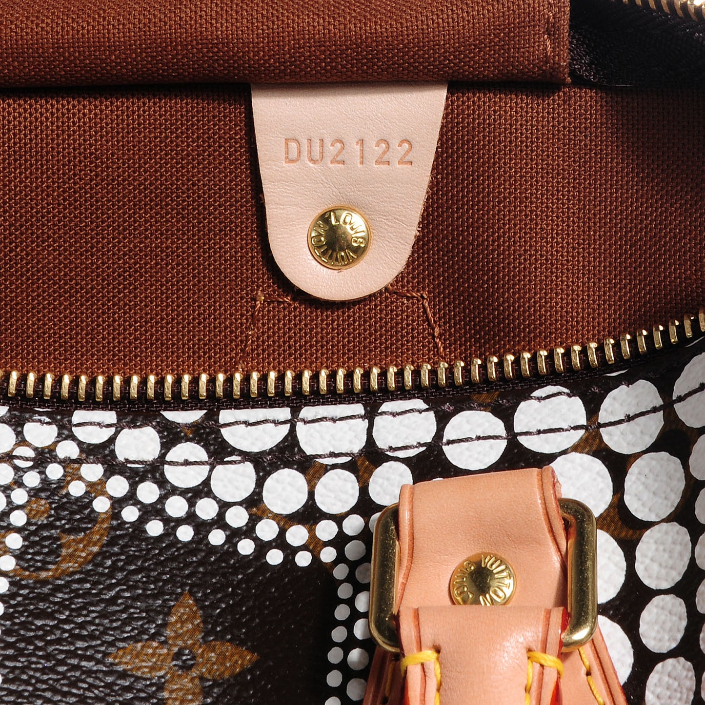Monogram Kusama Town Speedy 30 White