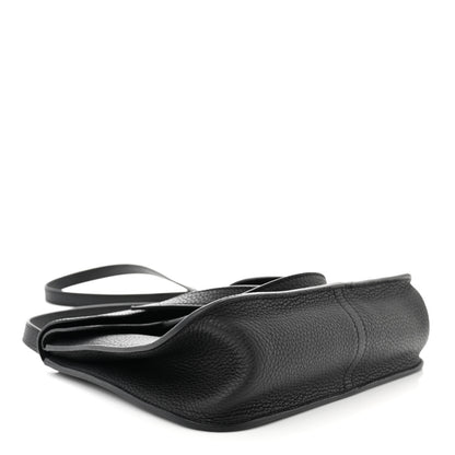 Hermes Taurillon Clemence Halzan 25 Black 4 of 11