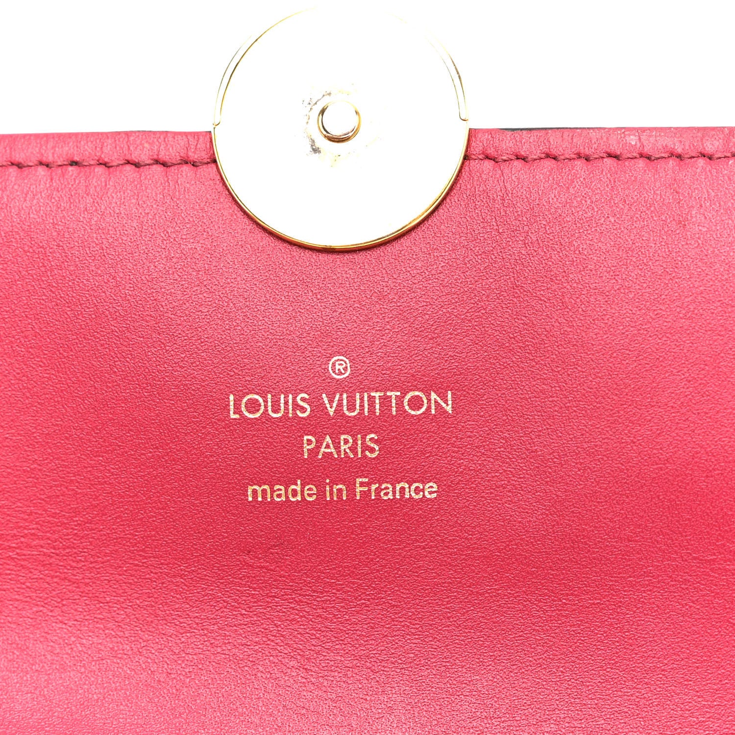 Louis Vuitton Monogram Flore Chain Wallet Fuchsia 6 of 10