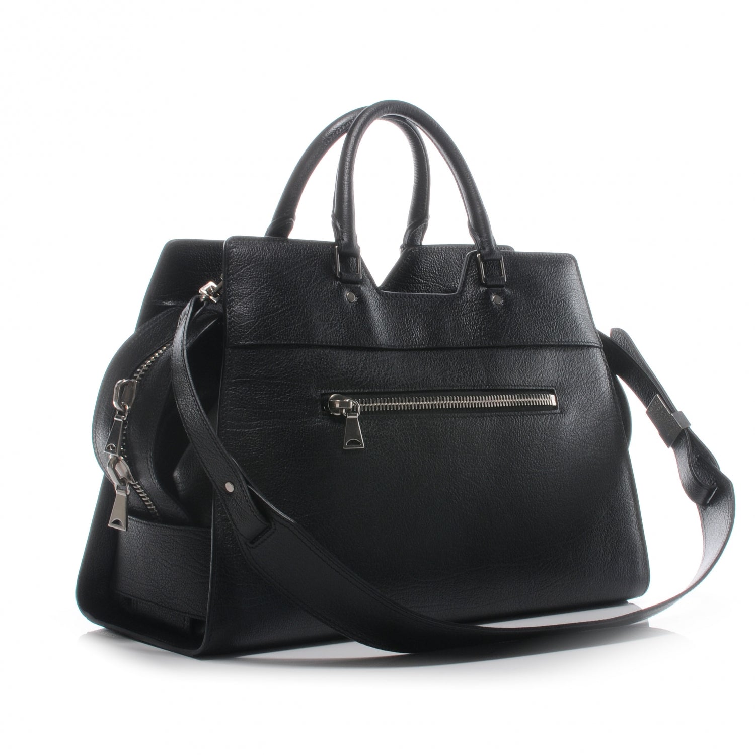 Proenza Schouler Leather PS13 Large Satchel Black 3 of 8