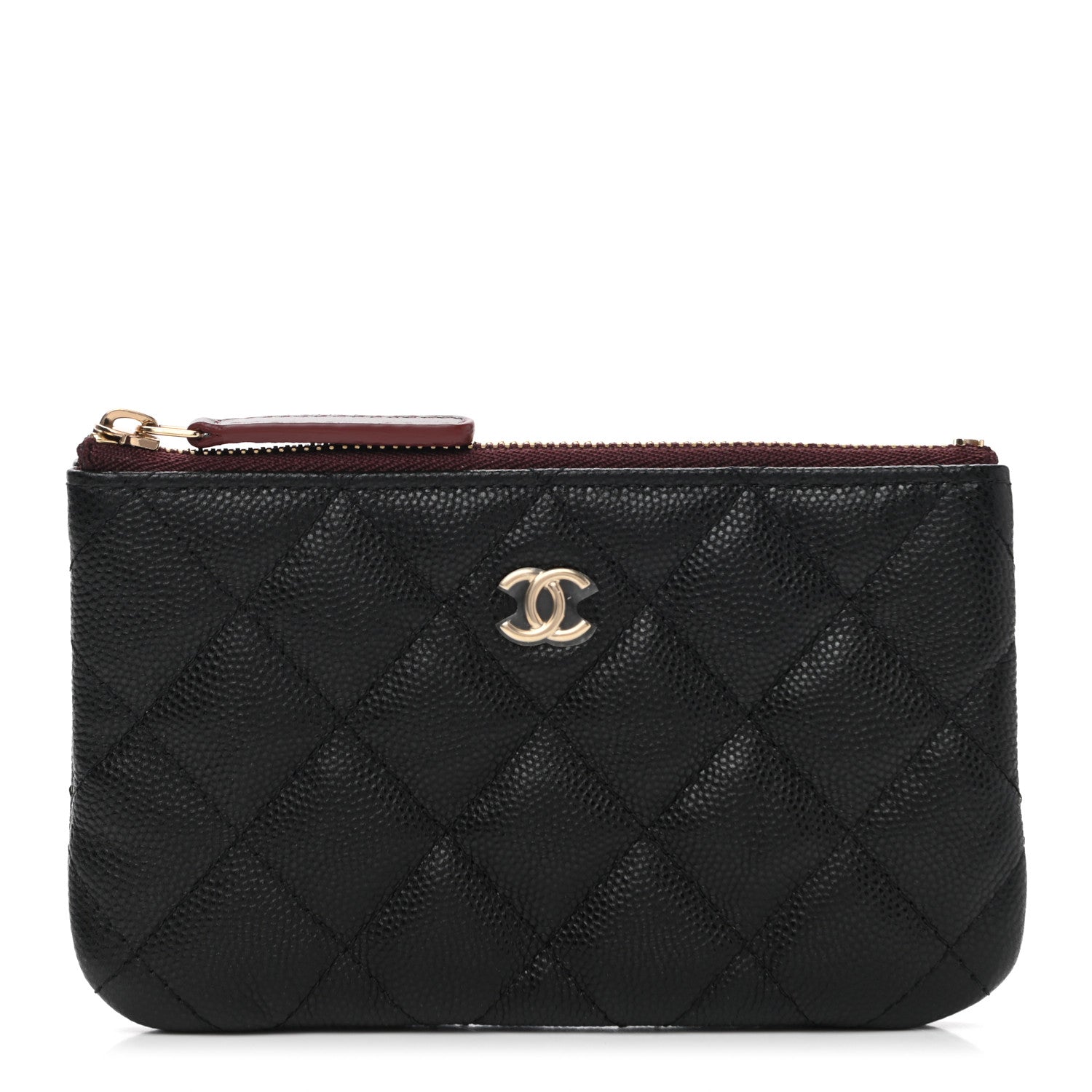 Chanel Caviar Quilted Small Cosmetic Case Black 1 of 8