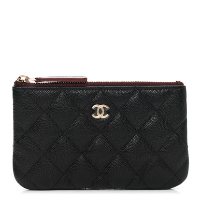 Chanel Caviar Quilted Small Cosmetic Case Black 1 of 8