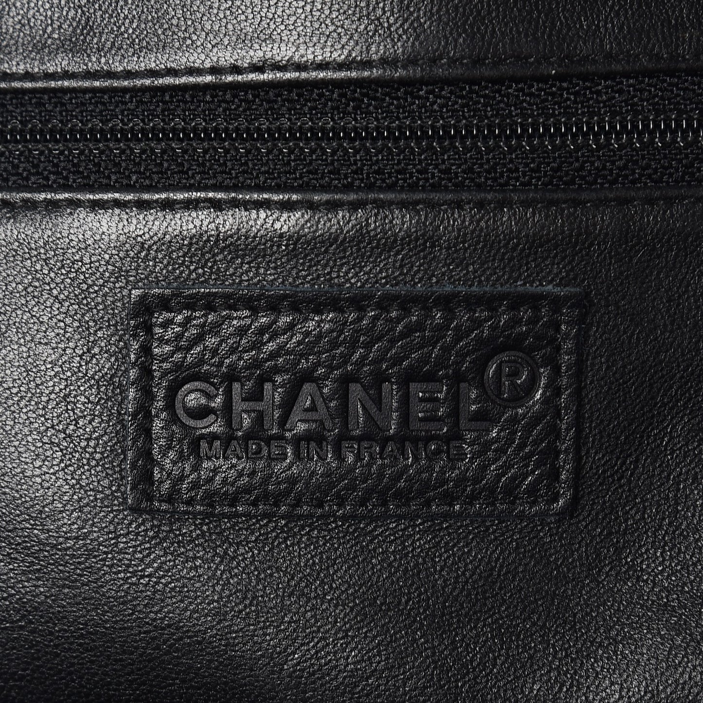 Caviar Patent Quilted Large Bowler Black
