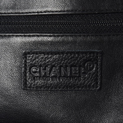 Chanel Caviar Patent Quilted Large Bowler Black 6 of 11