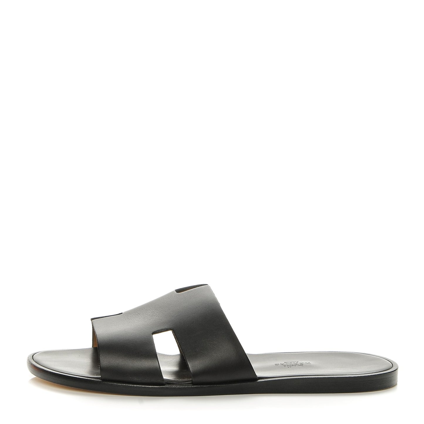 Calfskin Mens Izmir Sandals 45 Black
