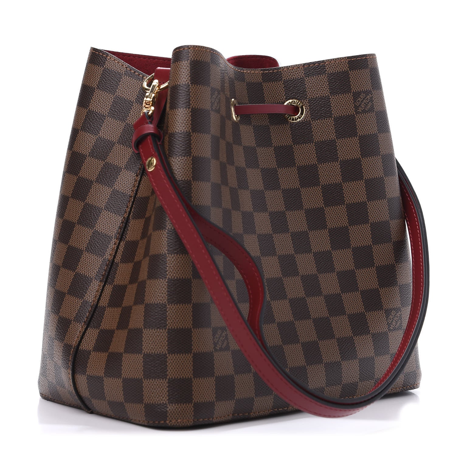 Louis Vuitton Damier Ebene Neonoe MM Cherry Berry 4 of 12