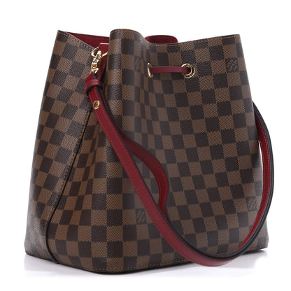 Louis Vuitton Damier Ebene Neonoe MM Cherry Berry 4 of 12